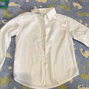 Classic White Button-Down Shirt for Kids